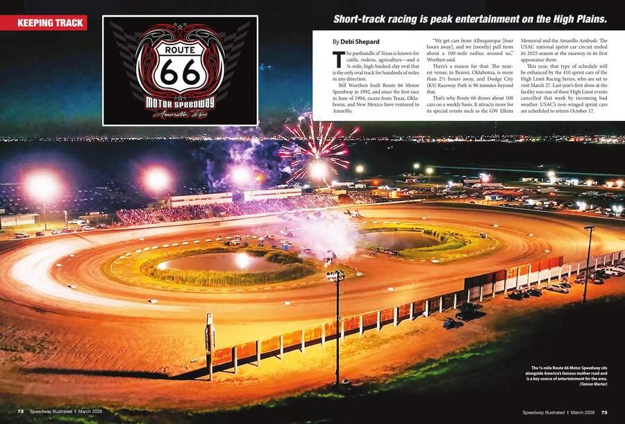 Route 66 Motor Speedway tearsheet